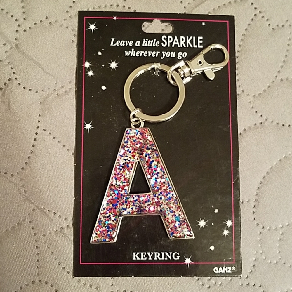 NWT "A" Keychain